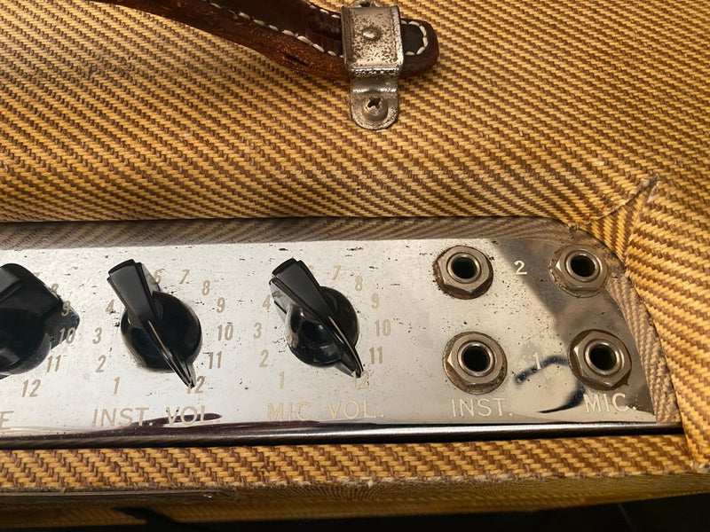 SOLD - Fender Deluxe 5E3 Tweed 1956 - Mahar's Vintage Guitars
