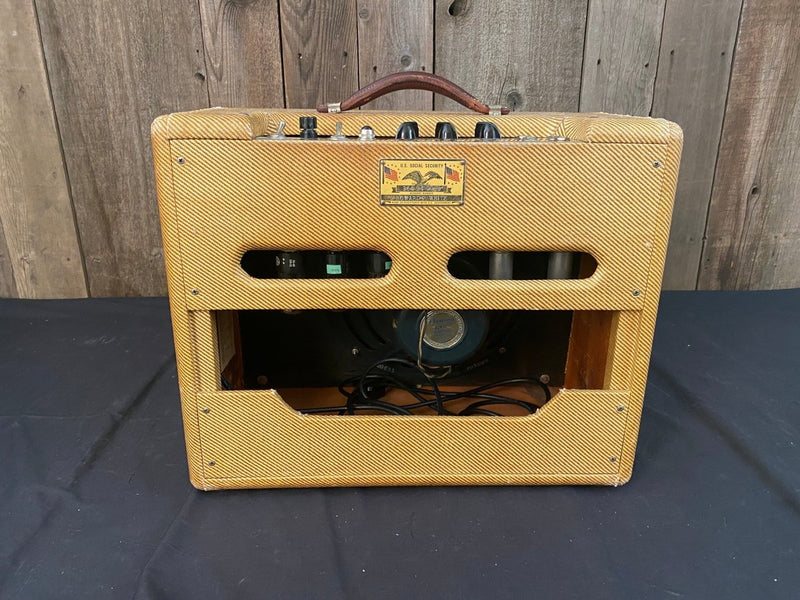 SOLD - Fender Deluxe 5E3 Tweed 1956 - Mahar's Vintage Guitars