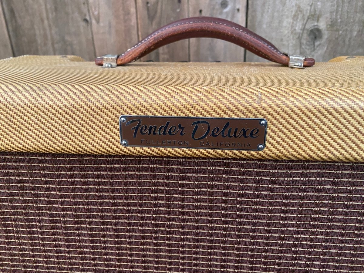 SOLD - Fender Deluxe 5E3 Tweed 1956 - Mahar's Vintage Guitars