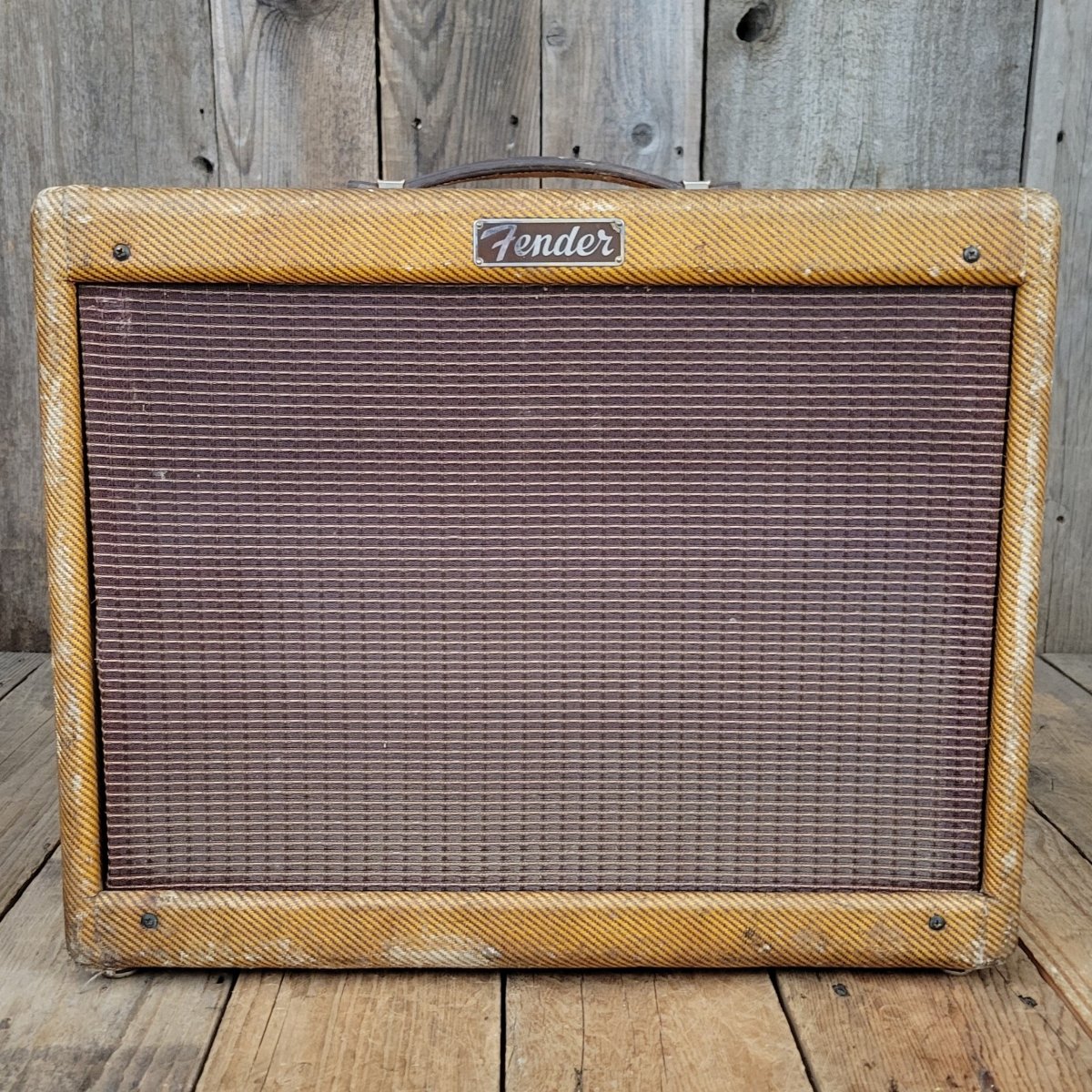 SOLD - Fender Deluxe 5E3 Tweed Neil Young Touring Amp - 1955 - Mahar's Vintage Guitars