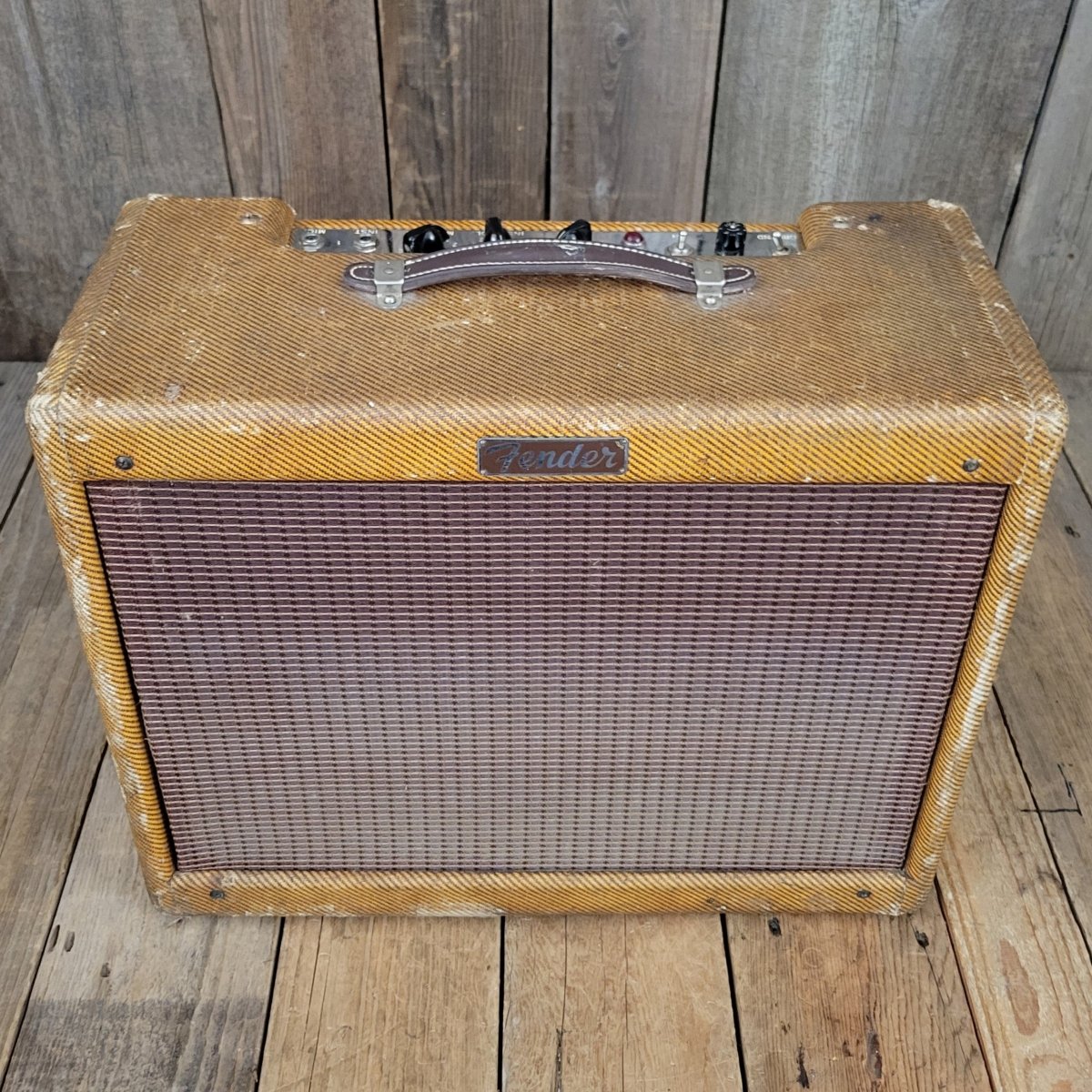 SOLD - Fender Deluxe 5E3 Tweed Neil Young Touring Amp - 1955 - Mahar's Vintage Guitars