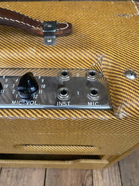 SOLD - Fender Deluxe Amp 5E3 Small Box Tweed Amp 1955 - Mahar's Vintage Guitars