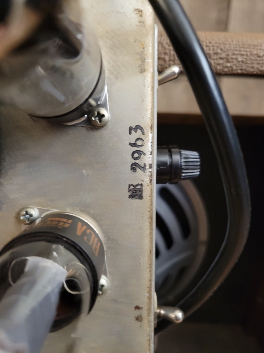 SOLD - Fender Deluxe Amp 6g3 Brown Pre CBS 1963 Vintage Guitar Amplifier - Mahar's Vintage Guitars