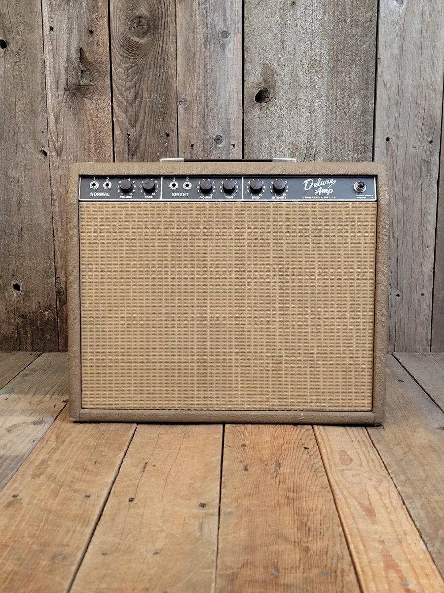 SOLD - Fender Deluxe Amp 6g3 Brown Pre CBS 1963 Vintage Guitar Amplifier - Mahar's Vintage Guitars