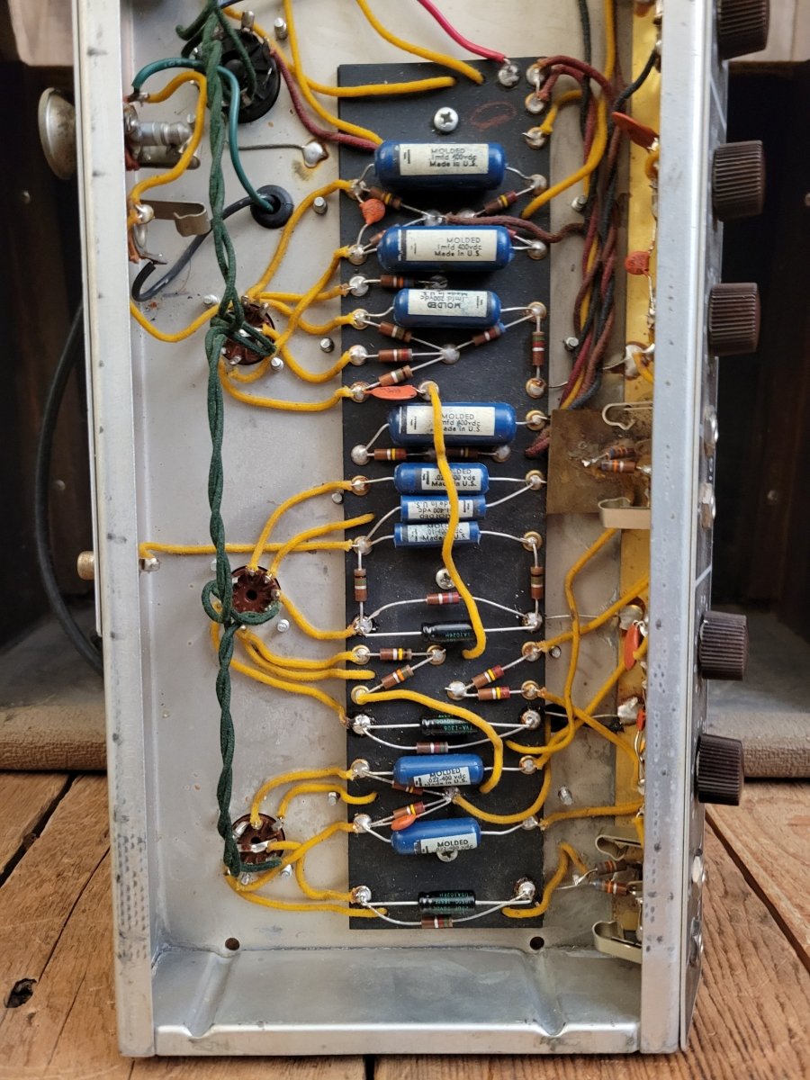 SOLD - Fender Deluxe Amp 6g3 Brown Pre CBS 1963 Vintage Guitar Amplifier - Mahar's Vintage Guitars