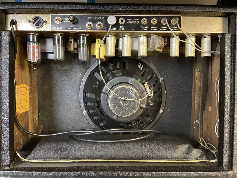 SOLD - Fender Deluxe Reverb 1964 Pre CBS Near Mint - Mahar's Vintage Guitars