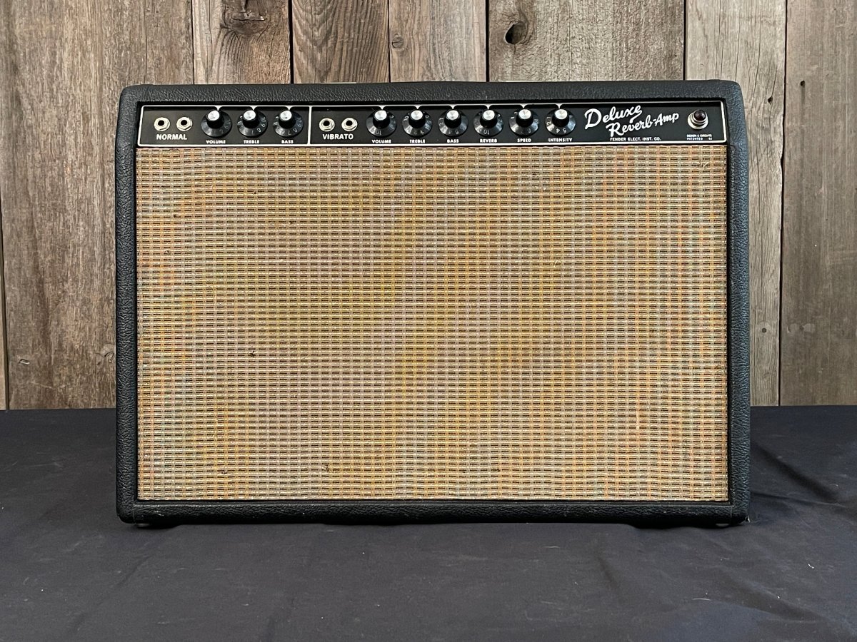 SOLD - Fender Deluxe Reverb 1964 Pre CBS Near Mint - Mahar's Vintage Guitars