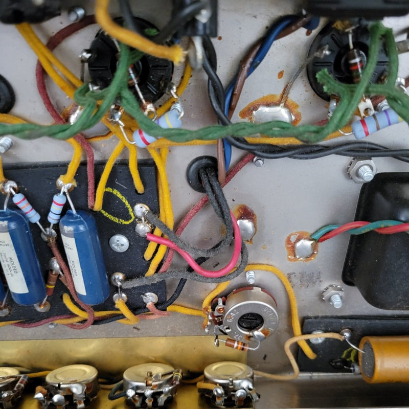 SOLD - Fender Deluxe Reverb AB763 February 1965 Earliest CBS "Colombia" - Mahar's Vintage Guitars