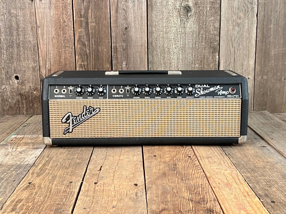 SOLD - Fender Dual Showman - Amp 1967 Blackpanel - Mahar's Vintage Guitars