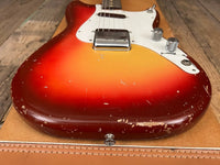 SOLD - Fender Duo - Sonic 1961 Maroon burst - Mahar's Vintage Guitars
