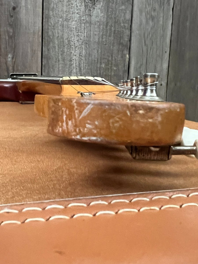 SOLD - Fender Duo - Sonic 1961 Maroon burst - Mahar's Vintage Guitars