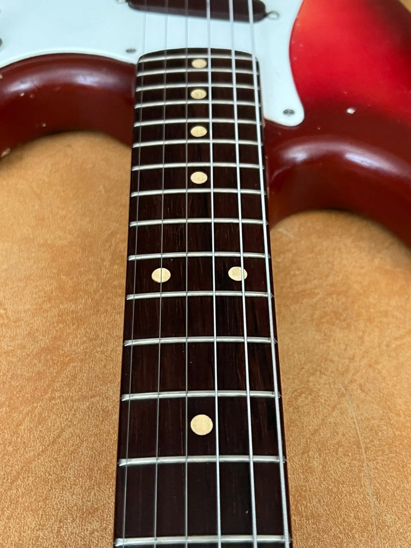 SOLD - Fender Duo - Sonic 1961 Maroon burst - Mahar's Vintage Guitars