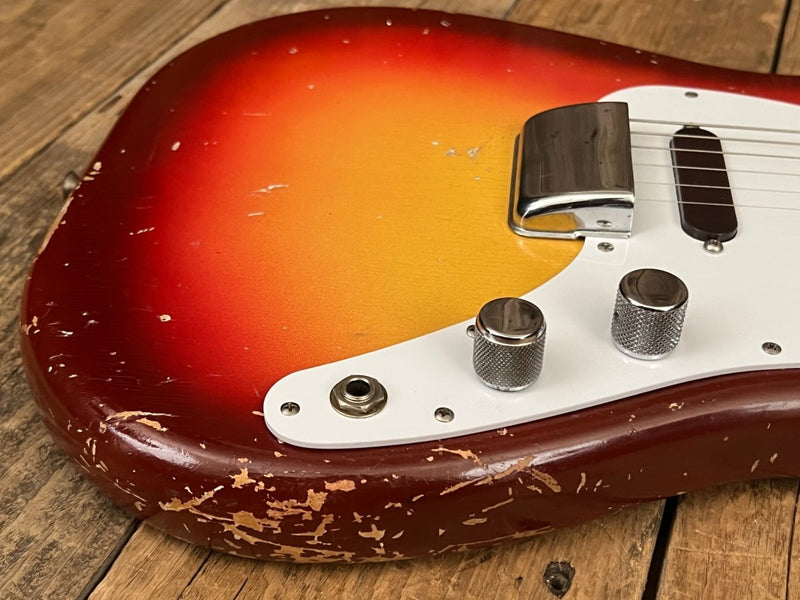 SOLD - Fender Duo - Sonic 1961 Maroon burst - Mahar's Vintage Guitars