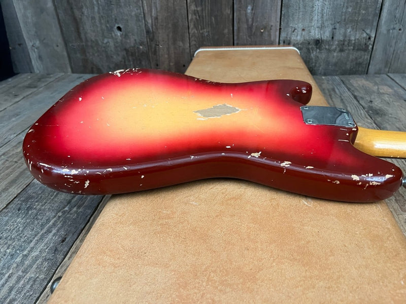 SOLD - Fender Duo - Sonic 1961 Maroon burst - Mahar's Vintage Guitars