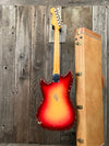 SOLD - Fender Duo - Sonic 1961 Maroon burst - Mahar's Vintage Guitars