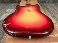 SOLD - Fender Duo - Sonic 1961 Maroon burst - Mahar's Vintage Guitars