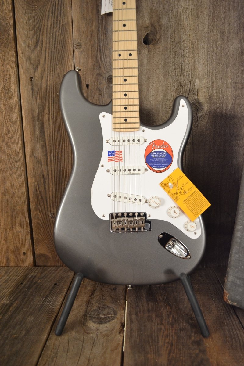 SOLD - Fender Eric Clapton Signature Stratocaster Pewter MINT NOS 2019 - Mahar's Vintage Guitars
