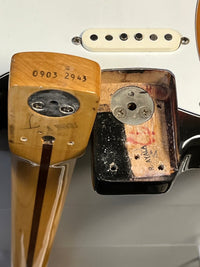 SOLD - Fender Hardtail Stratocaster 1974 Hardtail 7 lbs - Mahar's Vintage Guitars