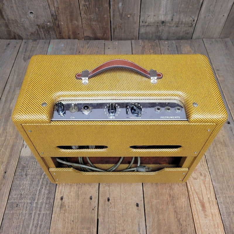 SOLD - Fender Harvard 5F10 All Original except for re - tweed 1957 - Mahar's Vintage Guitars