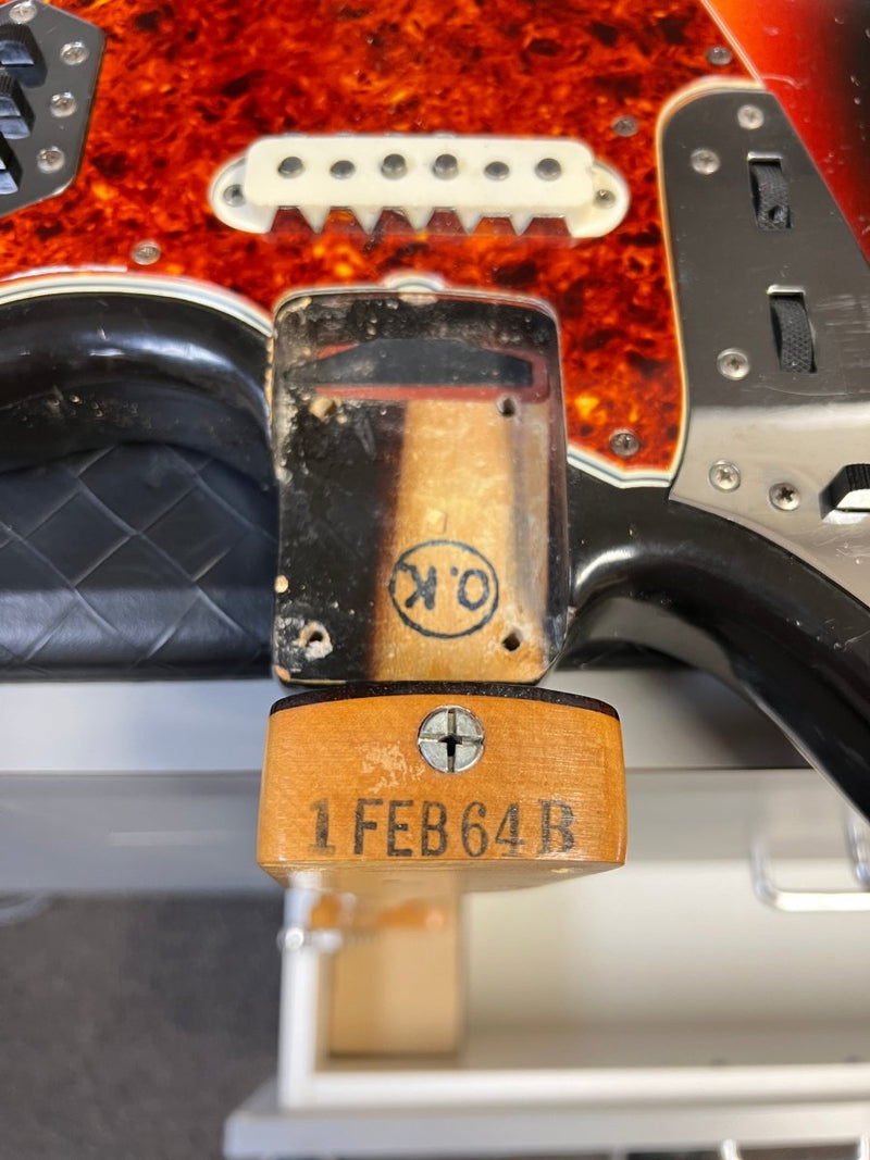 Sold - Fender Jaguar 1964 Pre CBS - Mahar's Vintage Guitars