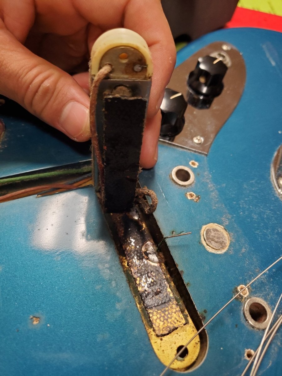 SOLD - Fender Jaguar 1965 Lake Placid Blue Pre CBS Custom Color - Mahar's Vintage Guitars
