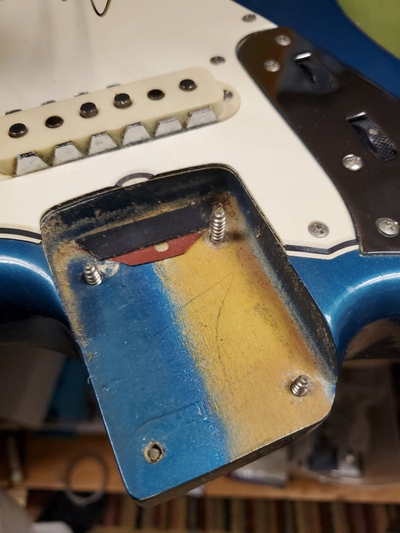 SOLD - Fender Jaguar 1965 Lake Placid Blue Pre CBS Custom Color - Mahar's Vintage Guitars