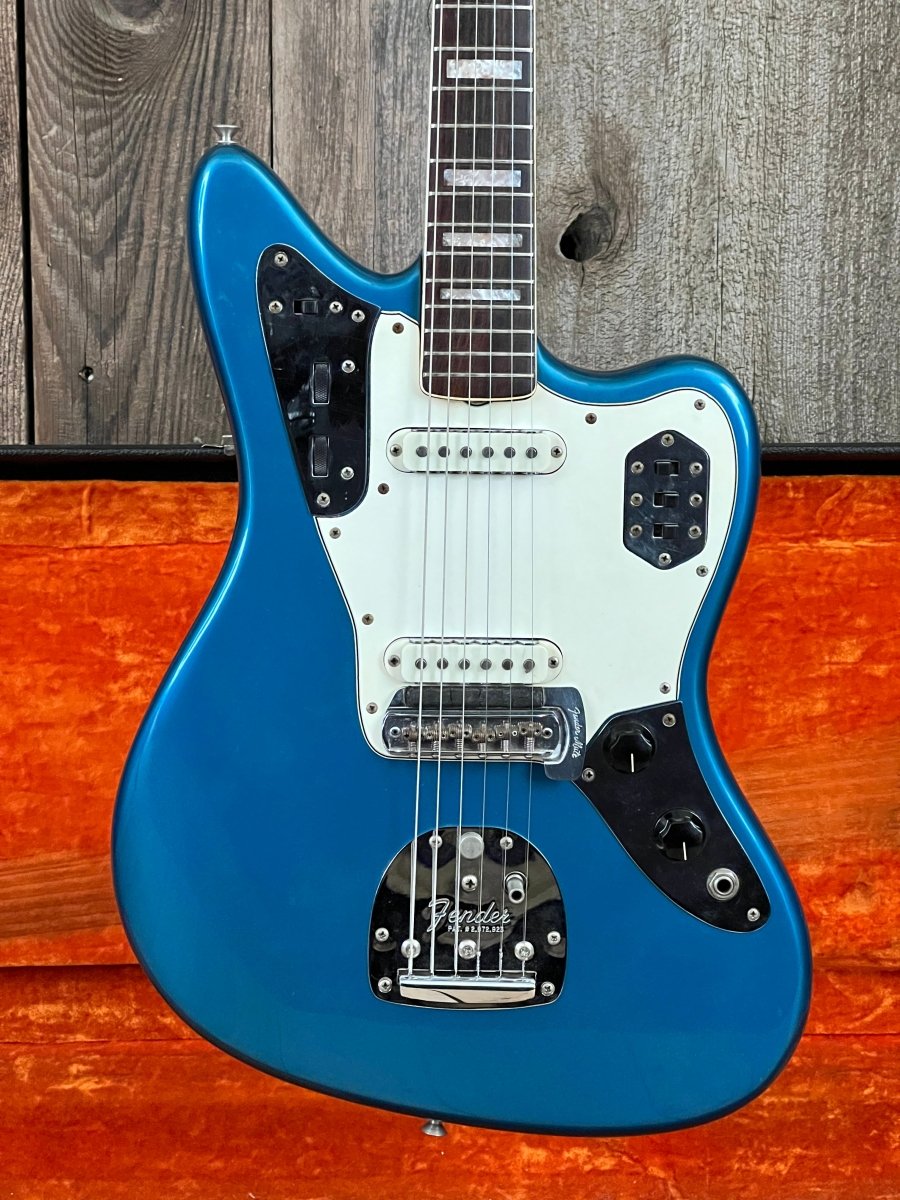 SOLD - Fender Jaguar 1968 Lake Placid Blue - Mahar's Vintage Guitars