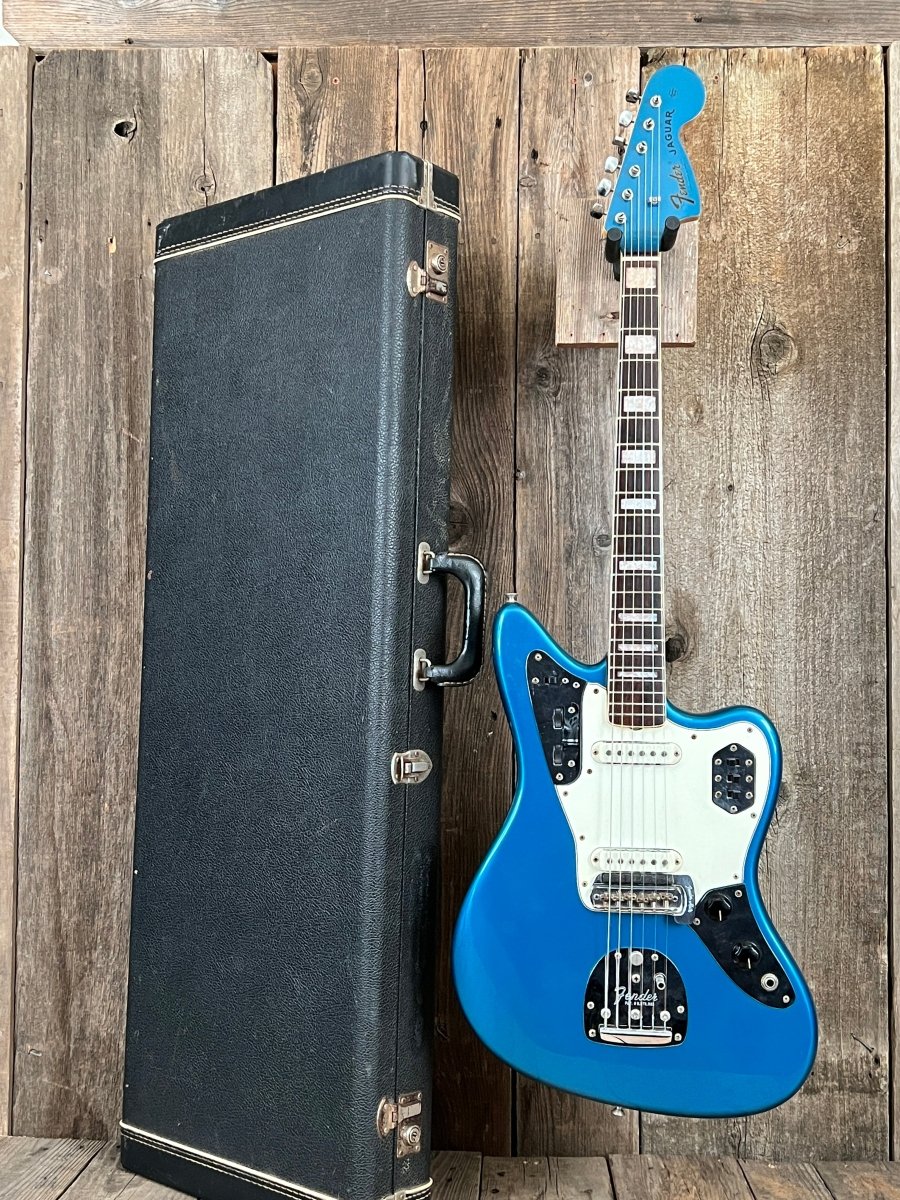 SOLD - Fender Jaguar 1968 Lake Placid Blue - Mahar's Vintage Guitars