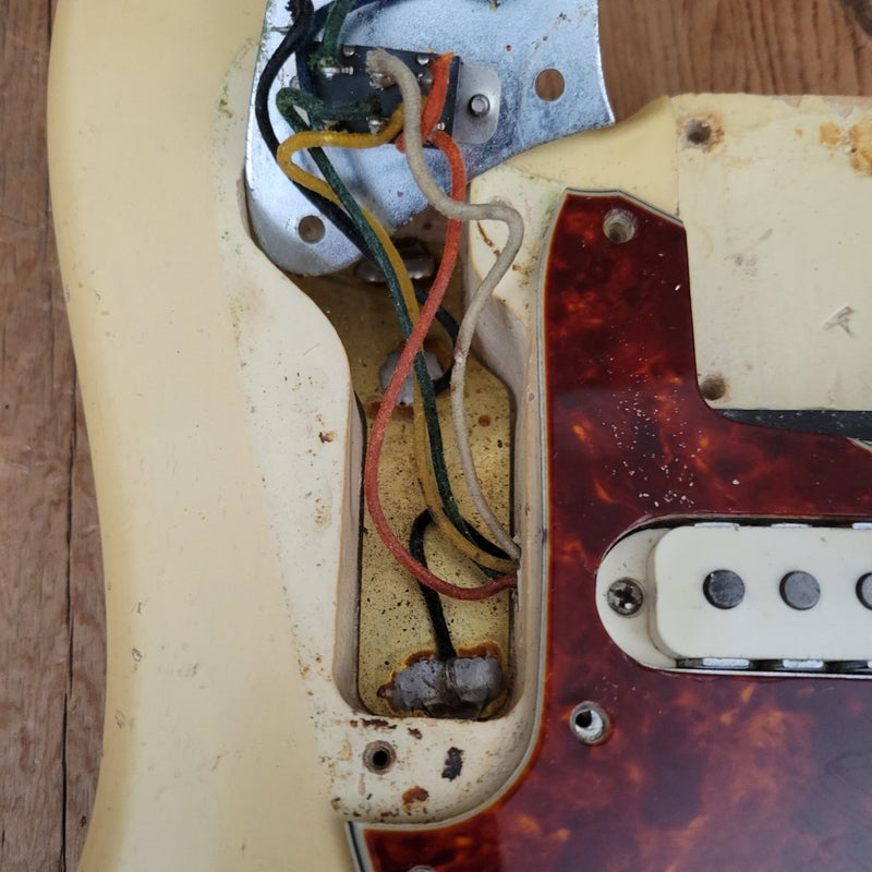SOLD - Fender Jaguar Blond over Ash - 1963 - Mahar's Vintage Guitars