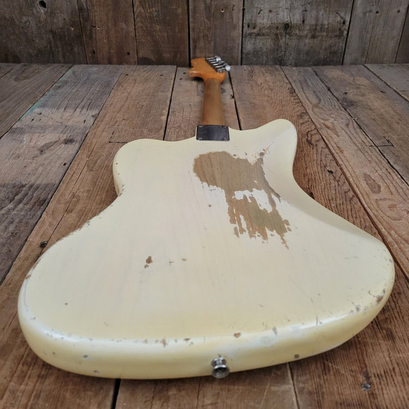 SOLD - Fender Jaguar Blond over Ash - 1963 - Mahar's Vintage Guitars