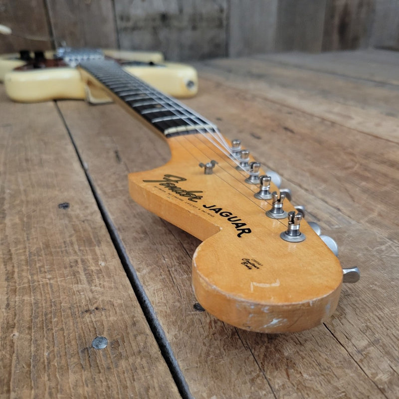 SOLD - Fender Jaguar Blond over Ash - 1963 - Mahar's Vintage Guitars