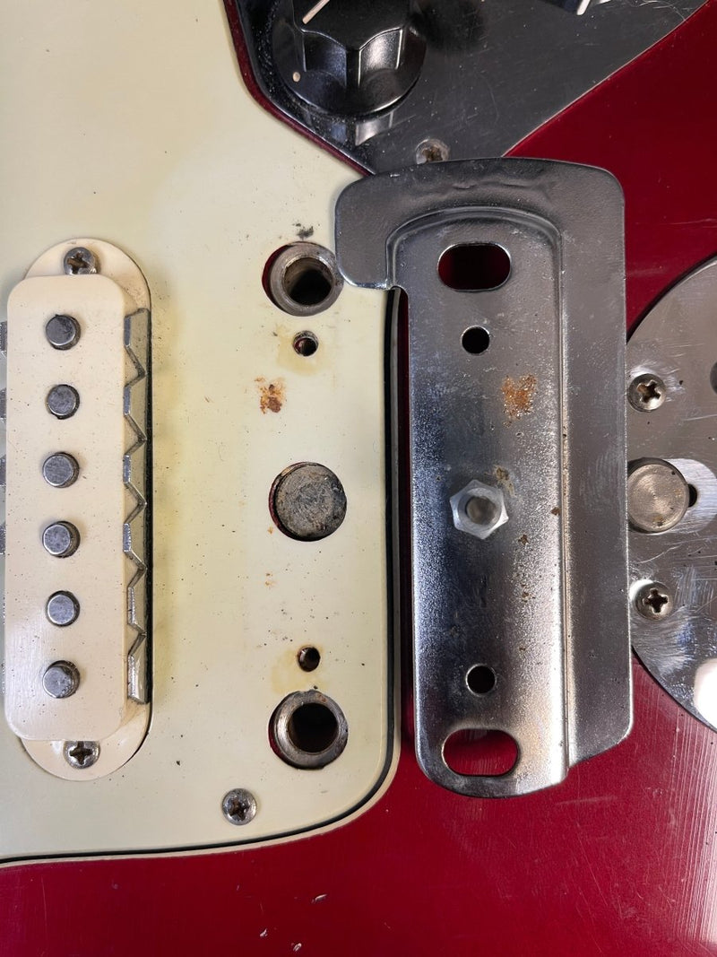SOLD - Fender Jaguar Candy Apple Red 1964 Pre CBS - Mahar's Vintage Guitars