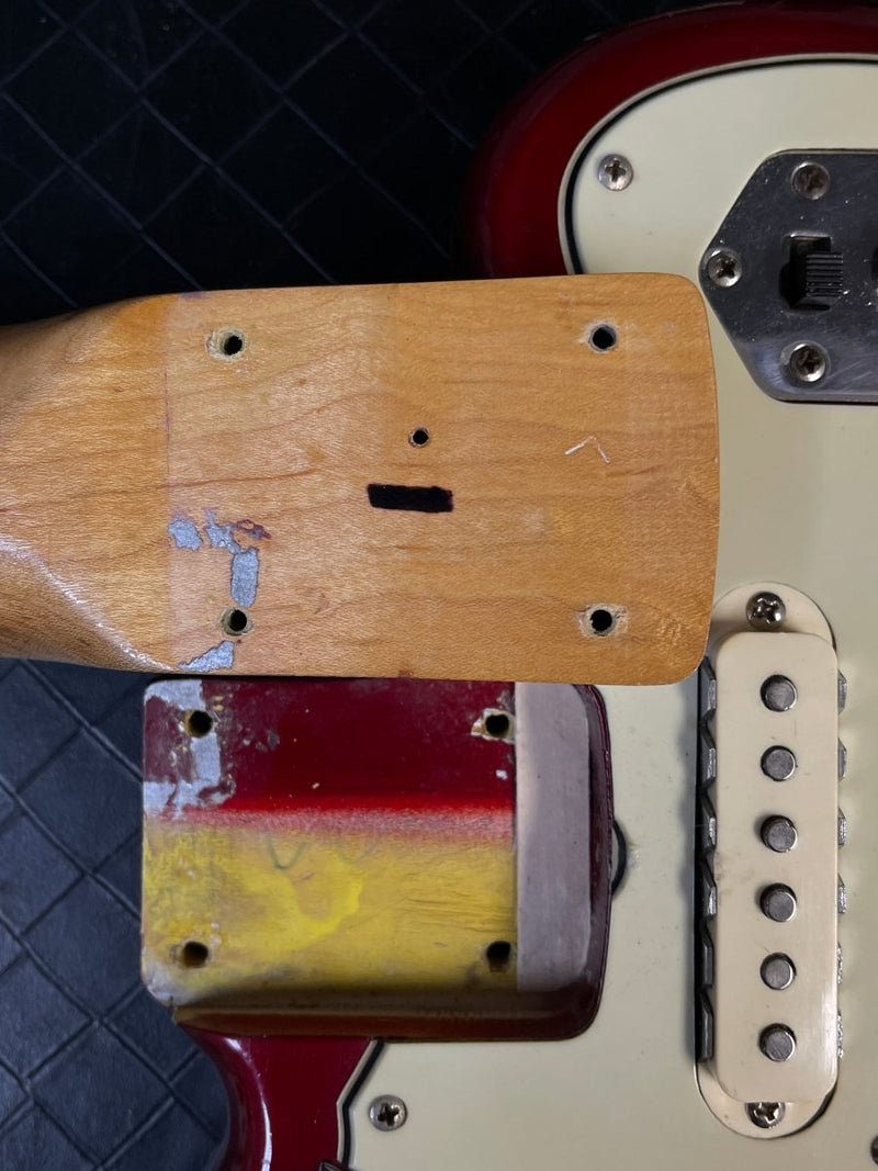 SOLD - Fender Jaguar Candy Apple Red 1964 Pre CBS - Mahar's Vintage Guitars