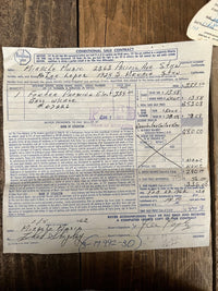 Sold! - Fender Jazz Bass 1961 One Owner with Tags and Receipt - Mahar's Vintage Guitars