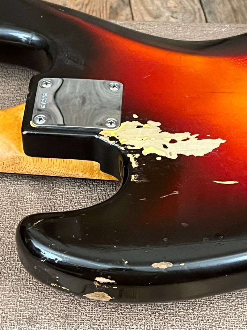 Sold! - Fender Jazz Bass 1961 One Owner with Tags and Receipt - Mahar's Vintage Guitars