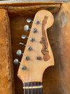 SOLD - Fender Jazzmaster 1958 First Year Slab Board Gold Guard - Mahar's Vintage Guitars