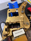 SOLD - Fender Jazzmaster 1958 First Year Slab Board Gold Guard - Mahar's Vintage Guitars