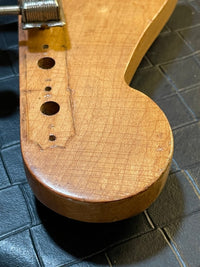 SOLD - Fender Jazzmaster 1958 First Year Slab Board Gold Guard - Mahar's Vintage Guitars