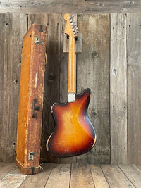 SOLD - Fender Jazzmaster 1958 First Year Slab Board Gold Guard - Mahar's Vintage Guitars