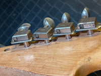 SOLD - Fender Jazzmaster 1958 First Year Slab Board Gold Guard - Mahar's Vintage Guitars