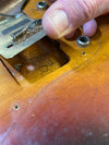 SOLD - Fender Jazzmaster 1958 First Year Slab Board Gold Guard - Mahar's Vintage Guitars