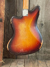 SOLD - Fender Jazzmaster 1958 First Year Slab Board Gold Guard - Mahar's Vintage Guitars