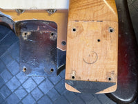 SOLD - Fender Jazzmaster 1958 First Year Slab Board Gold Guard - Mahar's Vintage Guitars