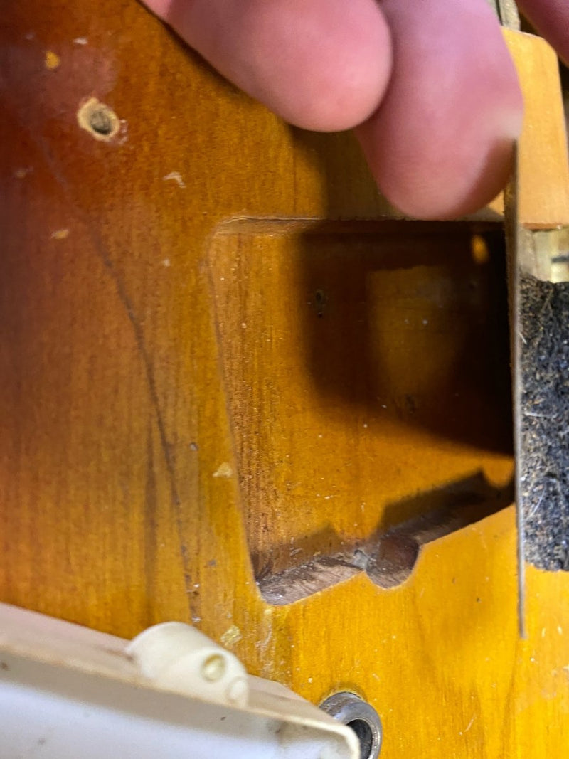 SOLD - Fender Jazzmaster 1959 Gold Pickguard - Mahar's Vintage Guitars