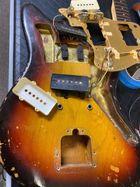 SOLD - Fender Jazzmaster 1959 Gold Pickguard - Mahar's Vintage Guitars
