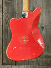 SOLD - Fender Jazzmaster 1964 Fiesta Red Matching Headstock Pre CBS - Mahar's Vintage Guitars