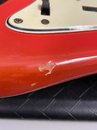 SOLD - Fender Jazzmaster 1964 Fiesta Red Matching Headstock Pre CBS - Mahar's Vintage Guitars