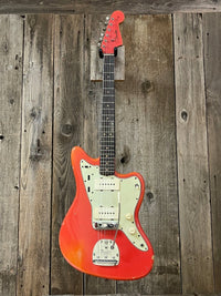 SOLD - Fender Jazzmaster 1964 Fiesta Red Matching Headstock Pre CBS - Mahar's Vintage Guitars
