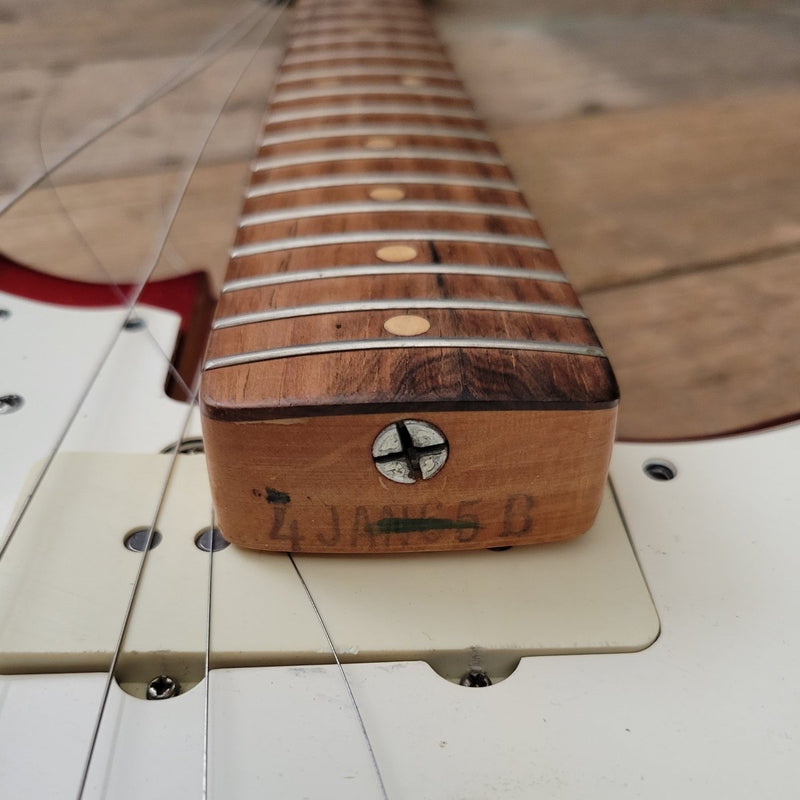 SOLD - Fender Jazzmaster - 1965 Candy Apple Red Pre CBS - Mahar's Vintage Guitars