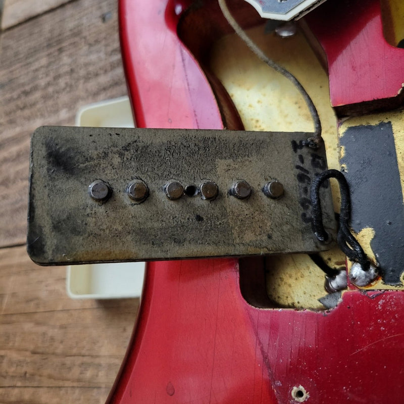 SOLD - Fender Jazzmaster - 1965 Candy Apple Red Pre CBS - Mahar's Vintage Guitars